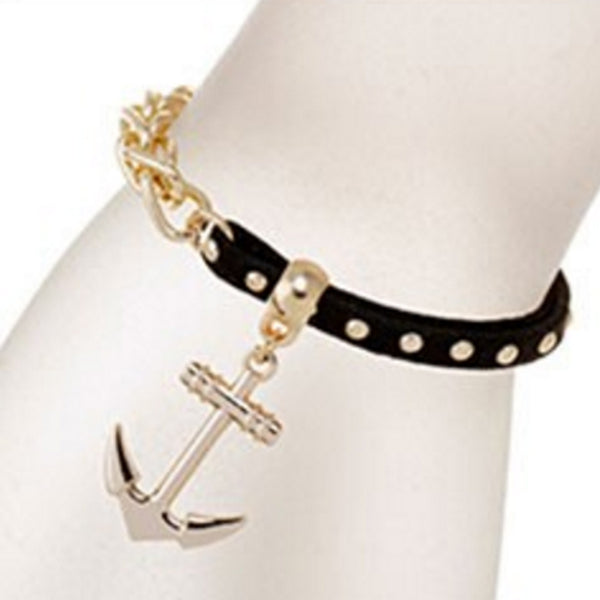Anchor Studded Bracelets