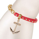 Anchor Studded Bracelets