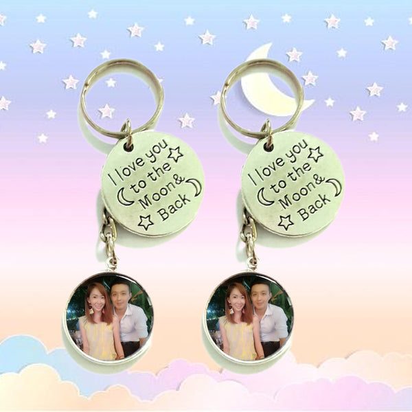 Love You to the Moon and Back Keychains