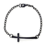 Black Cross Bracelet