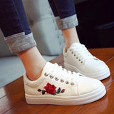 Rose Embroidered Shoes
