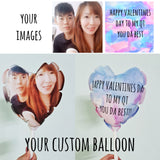Photo Message Heart Balloon
