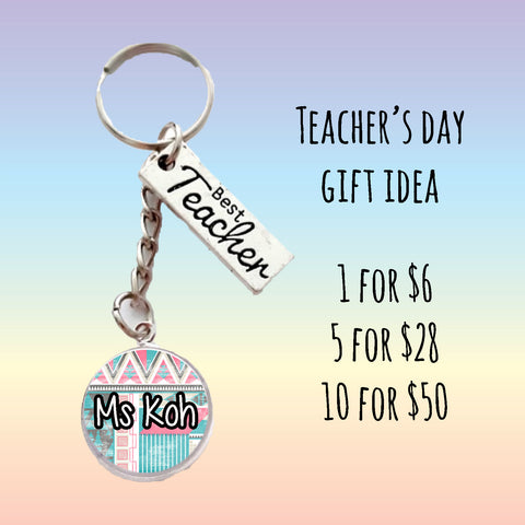 Teachers Day Keychains - Best Teacher
