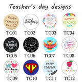 Teachers Day Keychains - Two Circle Charms