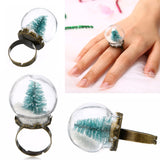 Christmas Tree Globe Rings