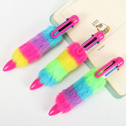 Rainbow Furry Pens