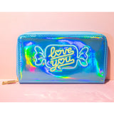 Holographic Candy Love Wallets