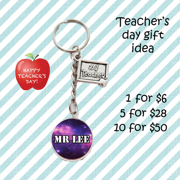 Teachers Day Keychains - Number 1 Teacher