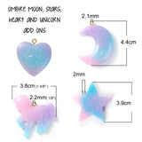 Ombre Charms Keychains