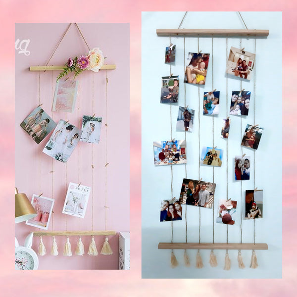 Photo String Tassel Decoration with Pegs